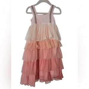 Wildling by Well Dressed Wolf pink ombré duchess dress 24m